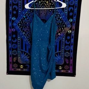 Teal Blue Dress